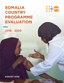 Somalia Country Programme Evaluation – 2018 - 2020