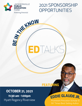 2021 Edtalks Sponsorship Packet