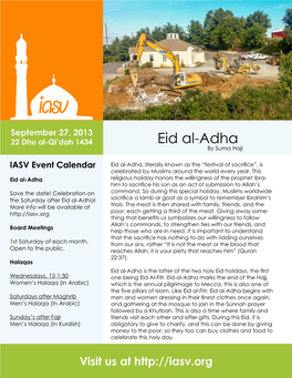 Eid Al-Adha by Suma Haji