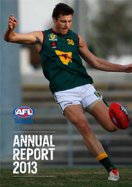2013 Annual Report AFL Tasmania