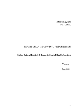 Risdon Prison Hospital & Forensic Mental Health Services