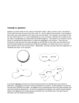 Topology Vs. Geometry