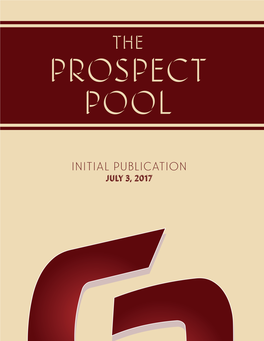 Prospect Pool Have Been Devised As a Way of Bringing an Element Normally Found in Dynasty Leagues to Our Keeper League, in a Limited Fashion