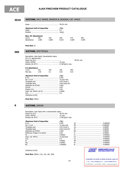 Ajax Finechem Product Catalogue 3510 585 6