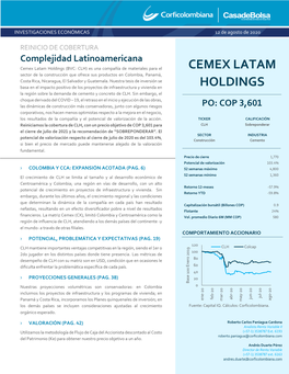 Cemex Latam Holdings