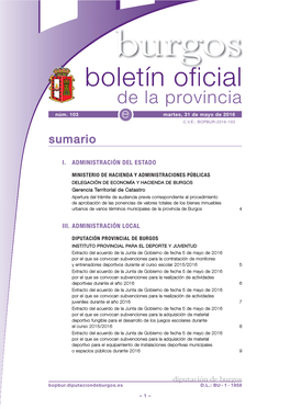 BOPBUR-2016-103 Sumario