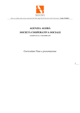 Agenzia Agorà Società Cooperativa Sociale