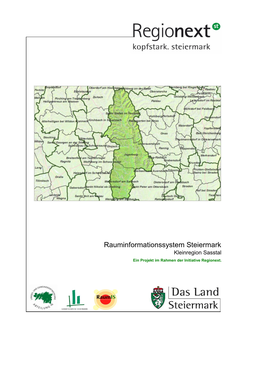 Rauminformationssystem Steiermark Kleinregion Sasstal Ein Projekt Im Rahmen Der Initiative Regionext