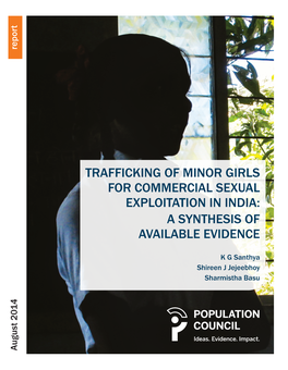 Trafficking of Minor Girls for Commercial Sexual Exploitation in India: a Synthesis of Available Evidence
