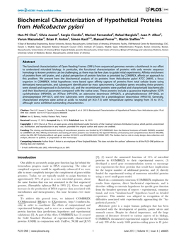 From Helicobacter Pylori