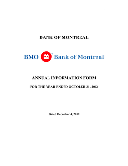 Bank of Montreal