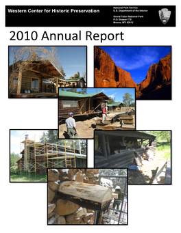 2010 Annual Report | 1 Grand Teton National Park P.O