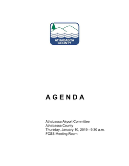 AGENDA 3.1 January 10, 2019, Airport Committee