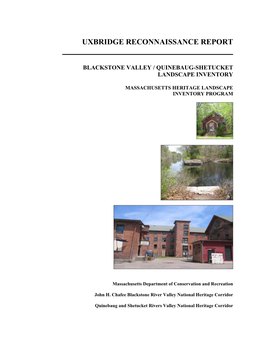 Uxbridge Reconnaissance Report