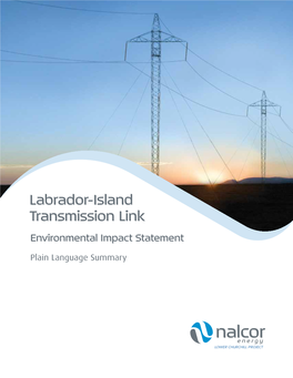 Labrador-Island Transmission Link Environmental Impact Statement