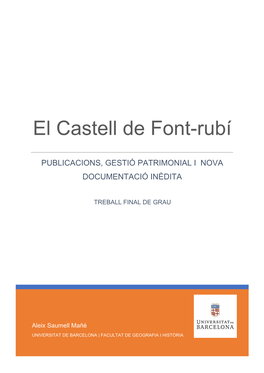 El Castell De Font-Rubí