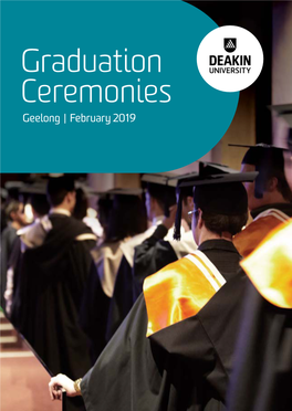 Deakin University Graduations Program