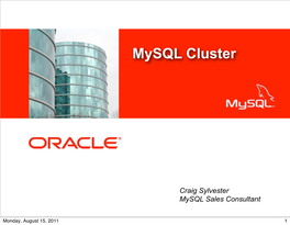 Mysql Cluster