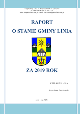 Raport O Stanie Gminy Linia