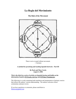 La Regla Del Movimiento