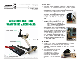 Wolverine Flat Tool Sharpening & Honing