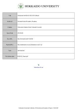 Introduction to MIDACO-SOLVER Software