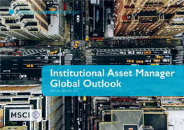 Institutional Asset Manager Global Outlook SPECIAL REPORT 2021
