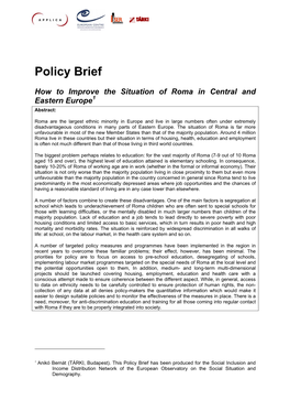 Policy Brief