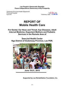 Mobile Health Care