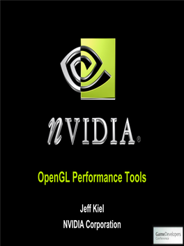 Opengl Performance Tools