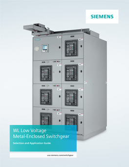 WL Low Voltage Metal-Enclosed Switchgear