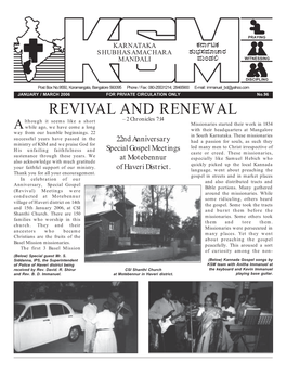 Revival and Renewal