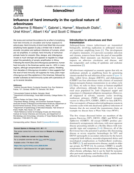 Influence of Herd Immunity in the Cyclical Nature of Arboviruses