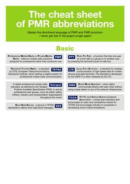 The Cheat Sheet of PMR Abbreviations Master the Shorthand Language of PMR and PMR Evolution – Never Get Lost in the Jargon Jungle Again!