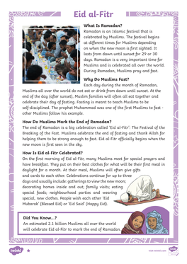 Eid Al-Fitr What Is Ramadan? Ramadan Is an Islamic Festival That Is Celebrated by Muslims