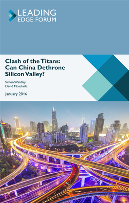 Clash of the Titans: Can China Dethrone Silicon Valley?