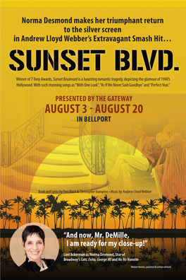 Sunset Boulevard Postcard