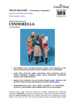 CINDERELLA 2017 Pantomime