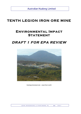 TENTH LEGION IRON ORE MINE Environmental Impact Statement