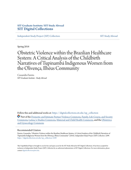 Obstetric Violence Within the Brazilian Healthcare System