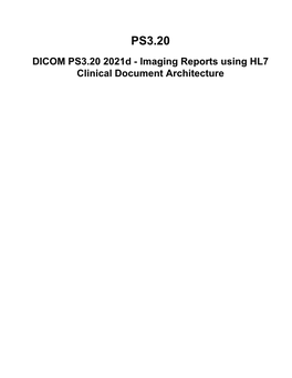 Imaging Reports Using HL7​ Clinical Document Architecture​ Page 2​