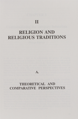 Ii Religion and Religious Traditions