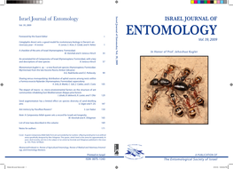 Entomology Entomoloy Vol