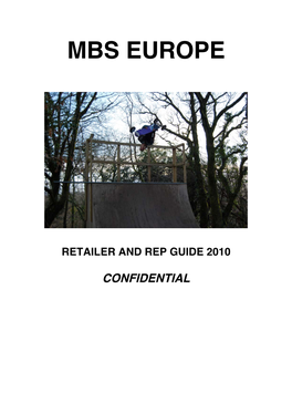 Retailer and Rep Guide 2010