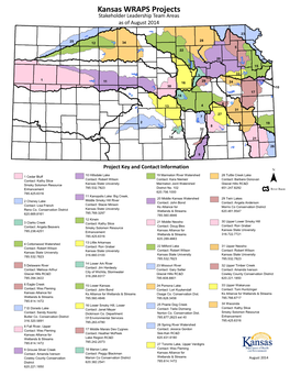 Kansas WRAPS Projects Stakeholder Leadership Team Areas As of August 2014