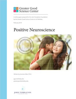 Positive Neuroscience