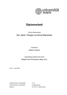 Diplomarbeit