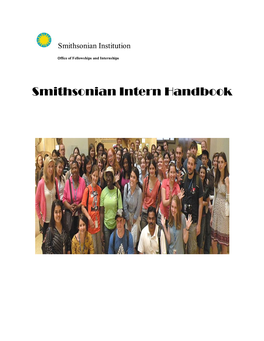 Smithsonian Intern Handbook