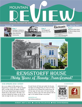 Rengstorff House Thirty Years of Beauty: Transformed!