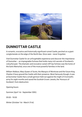 Dunnottar Castle